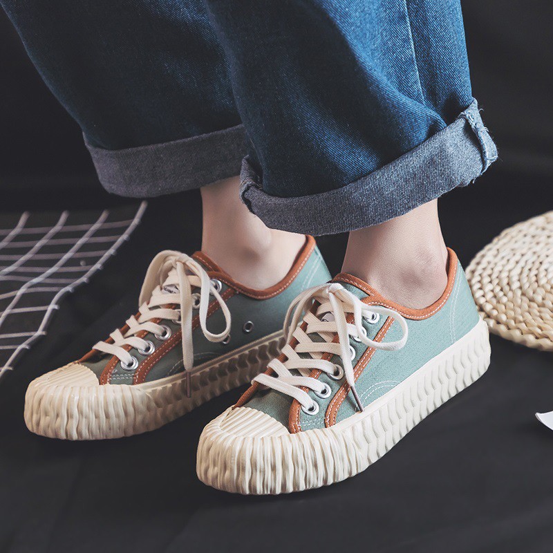 RYX - Biscuit Line Sepatu Sneakers Canvas Casual - Ori Import