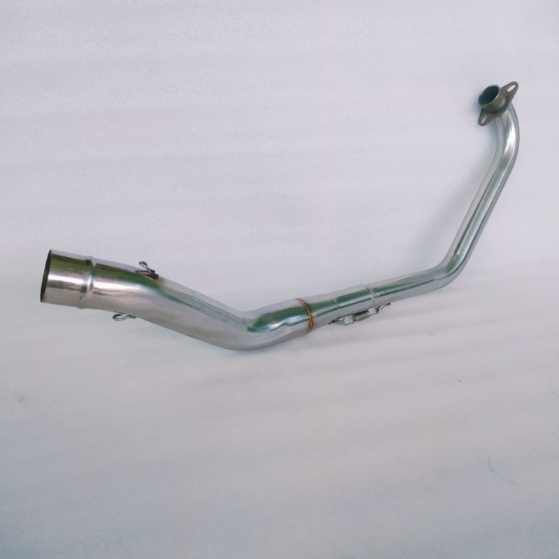 Leher pipa knalpot Yamaha VIXION OLD full bending stainless steel
