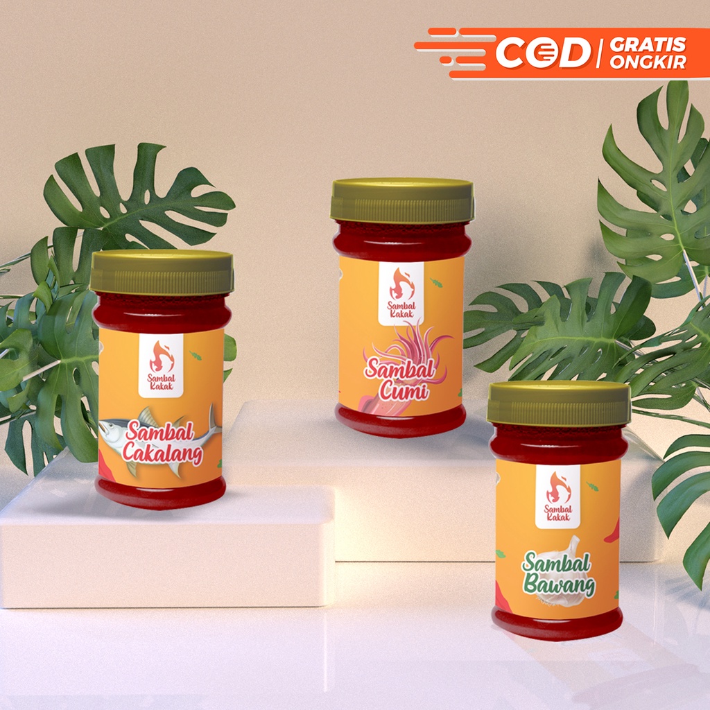 

Sambal Baby Cumi/Bawang/Cakalang/Teri Pedas 150 ml