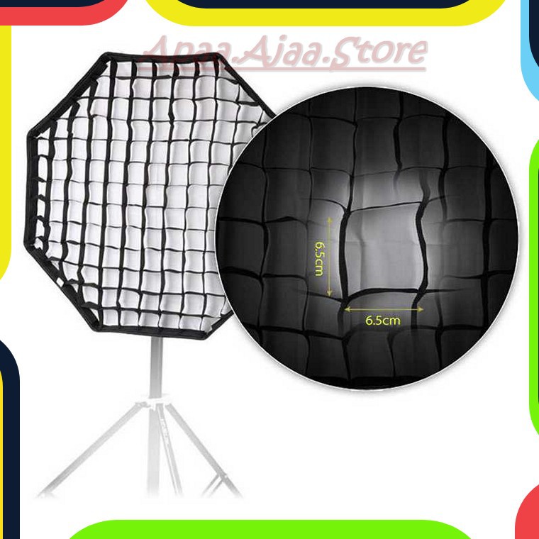 Bayar Ditempat Octagonal Honeycomb Grid 80cm for Umbrella Softbox Reflector - BK-80