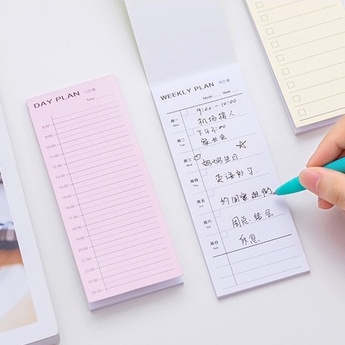 30 Sheets Schedule Sticky Note Memo Pad Planner Sticker School Office Supplies