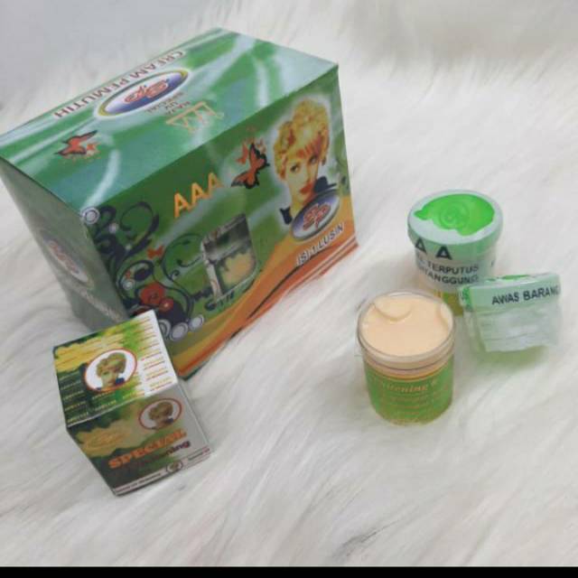 Cream Sp Box tutup hijau AAA segel Lusinan