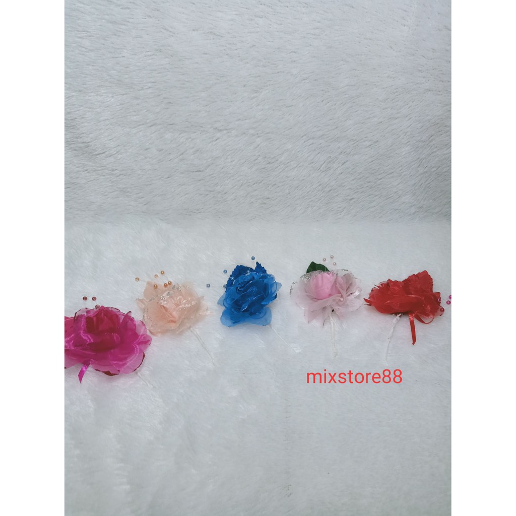 Bunga jepit peniti utk jas keluarga pengantin