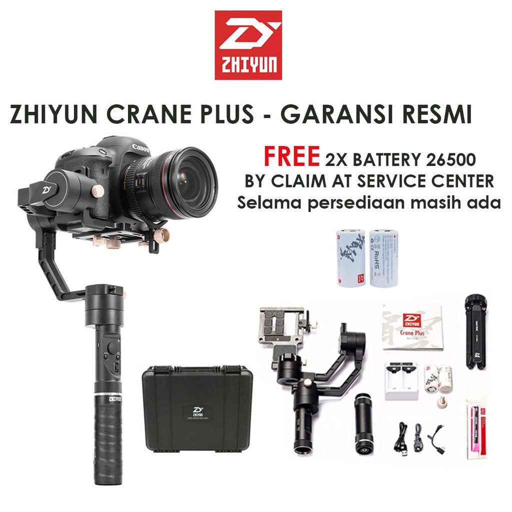 ZHIYUN TECH CRANE PLUS - GARANSI RESMI ZHIYUN INDONESIA
