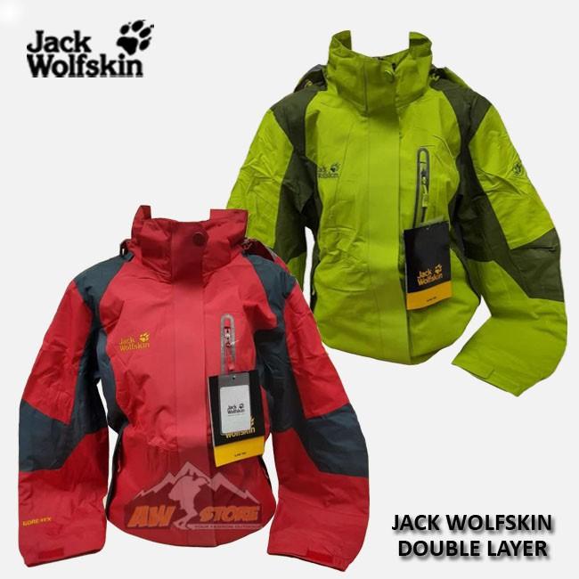 Jaket | Jaket Gunung Outdoor Jack Wolfskin Double Layer 1867 Import