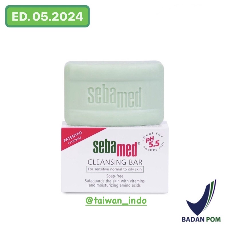 Sebamed Cleansing Bar 100gr 100 gr 100 grm Sabun Batang Dewasa Muka Dewasa Kulit Sensitive normal