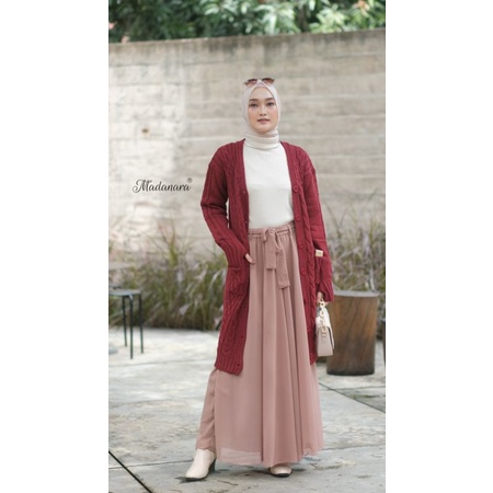 LONG CABLE CARDI BY MADANARA | warna mint