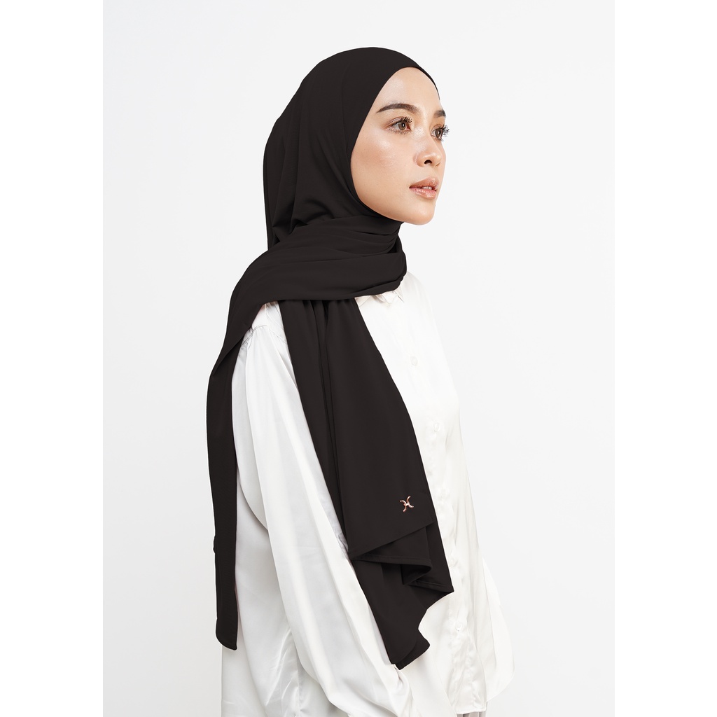 Hameeda - Jemma Instant Pashmina | Jersey-Black