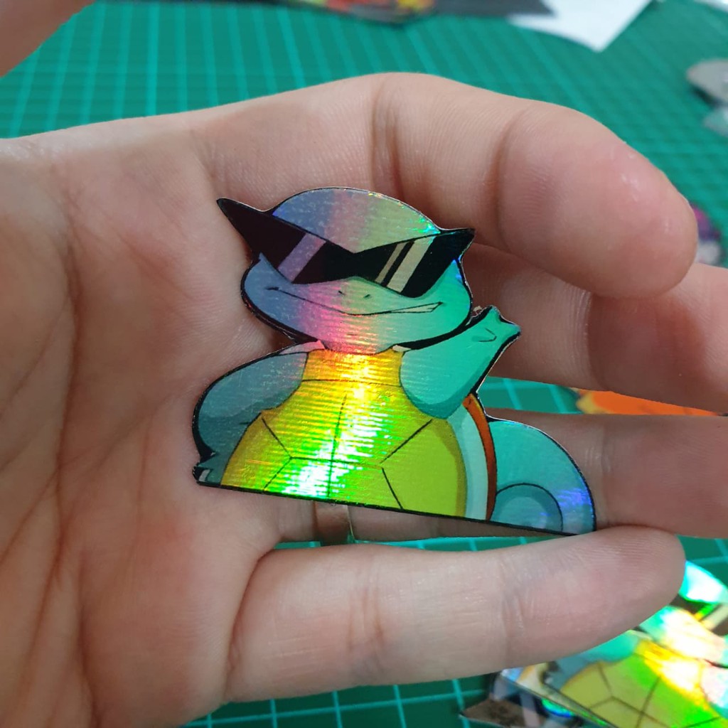 

Sticker Hologram Anime - PSH66 - Pokemon - Squirtle