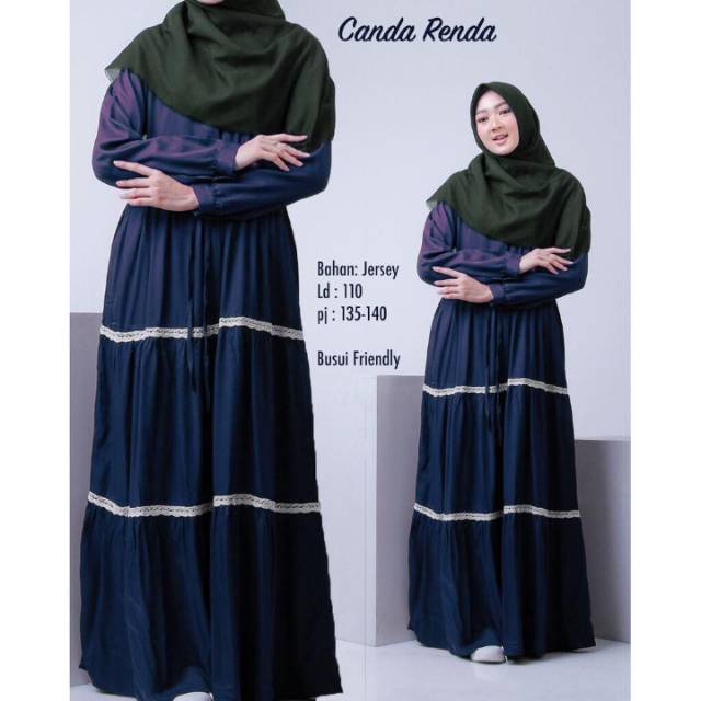 Gamis Canda Susun Renda Busui