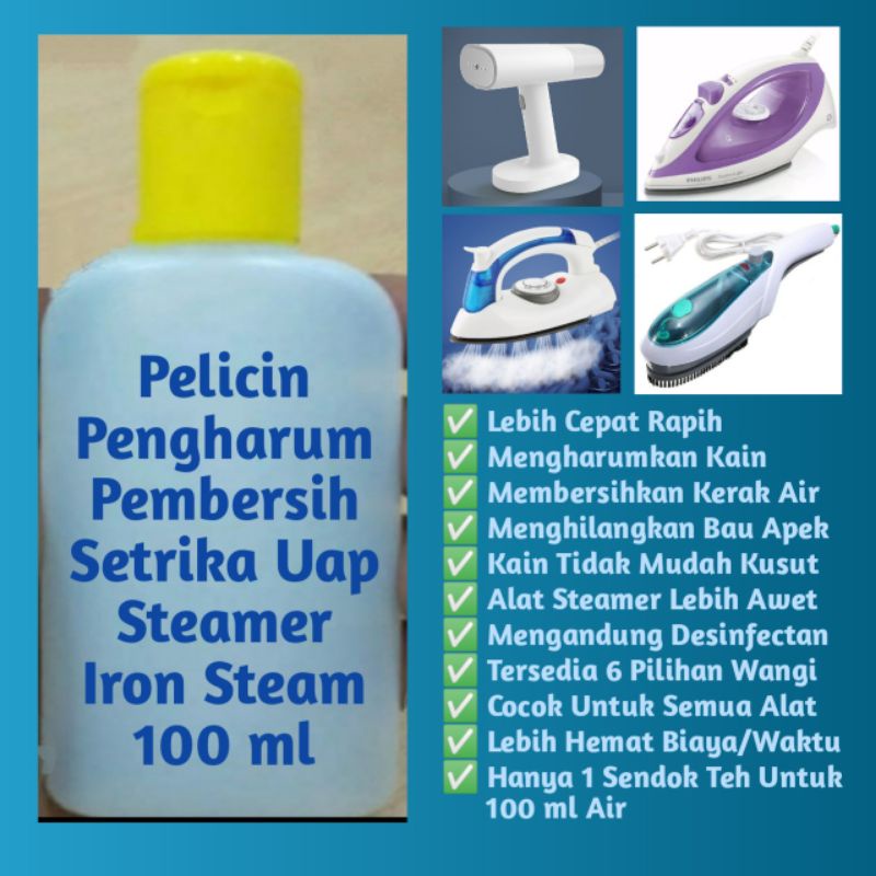 Pelicin Pengharum Pembersih Setrika Uap Iron Steam