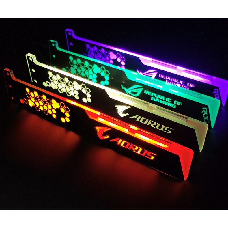 Bracket VGA card Coolmoon Asus ROG MSI Aorus RGB LED