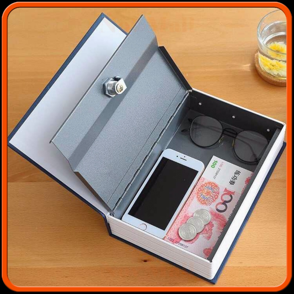 Kotak Buku Novel Colorful Safety Box Hidden Storage - DHZ001