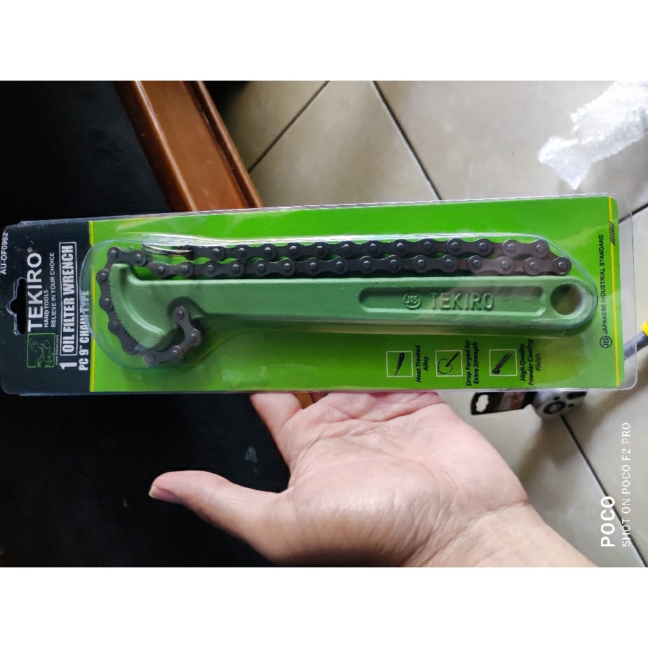 Tekiro Kunci Filter Oli 9 Inch Rantai