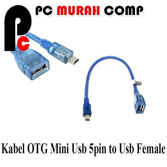 Mini Usb Otg - Mini Usb Male 5 Pin To Usb Female Otg Cable