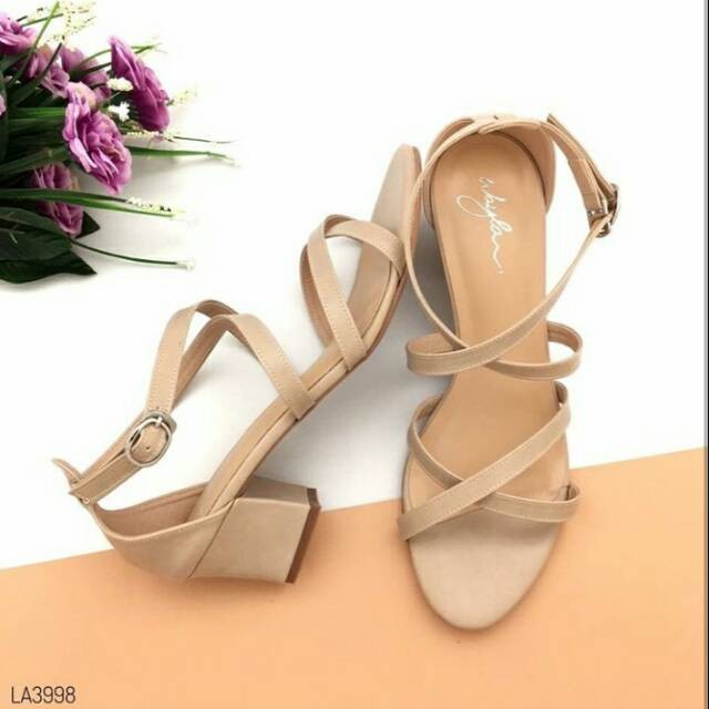 Sepatu Hak Tinggi Wanita Korea Fashion Pesta kondangan Elegan Trendy W10 hak tahu