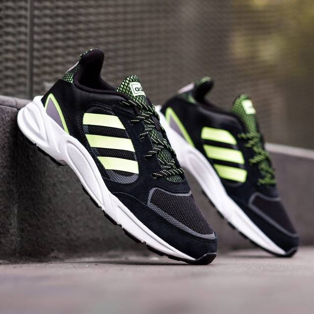 adidas valasion 90s black white