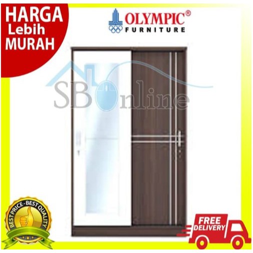 Lemari Pakaian Olympic Pintu Sliding Modern - LSD Marino