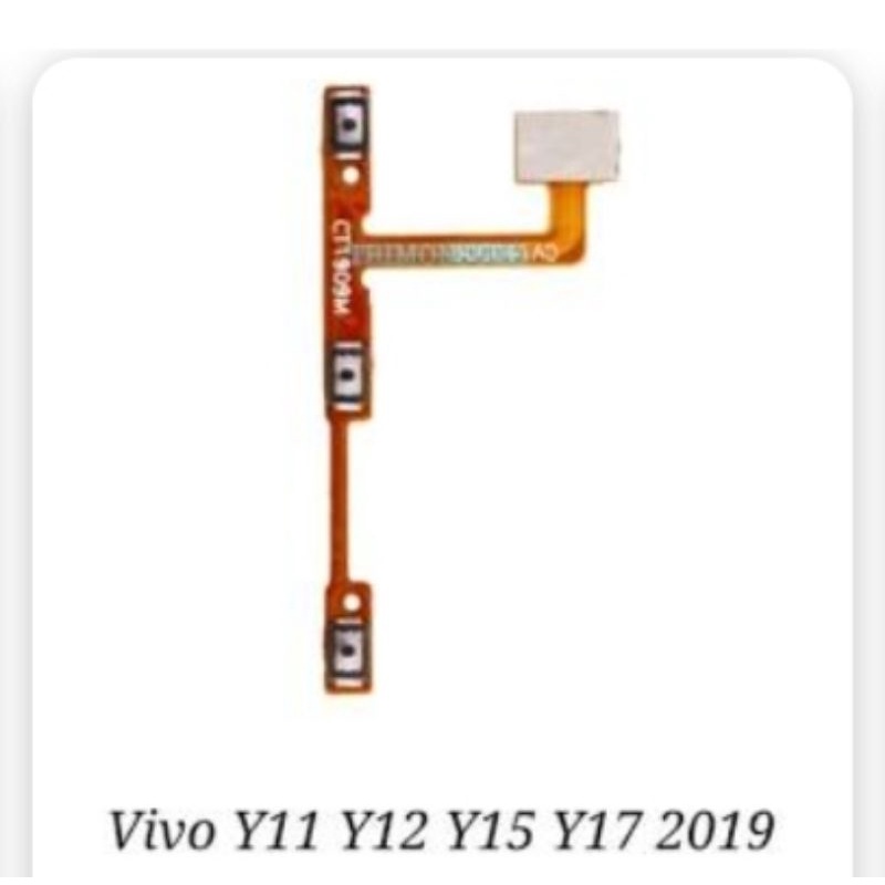 Flexible Power On Off + Volume Vivo Y11 Y12 Y15 Y17