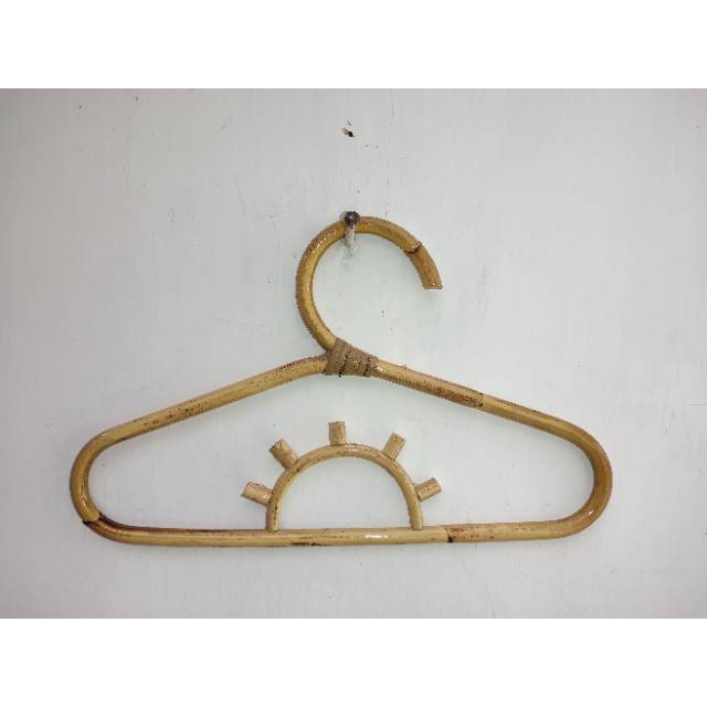 Hanger anak rotan  rainbow unik murah gantungan  baju  