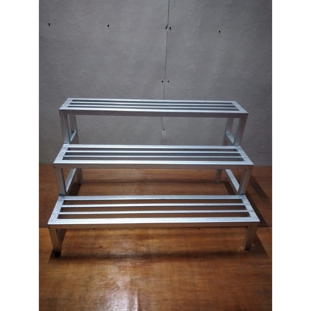 3 TINGKAT 1 METER/RAK BUNGA MURAH/RAK SEPATU 3 SUSUN/RAK SERBAGUNA/RAK TANAMAN 3 SUSUN/RAK BUNGA BES