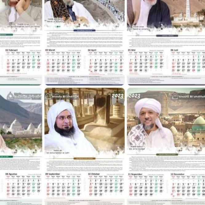

NEW !!! 9.9 kalender al wafa 2023 / kalender alwafa 2023 / kalender habaib [KODE 74]