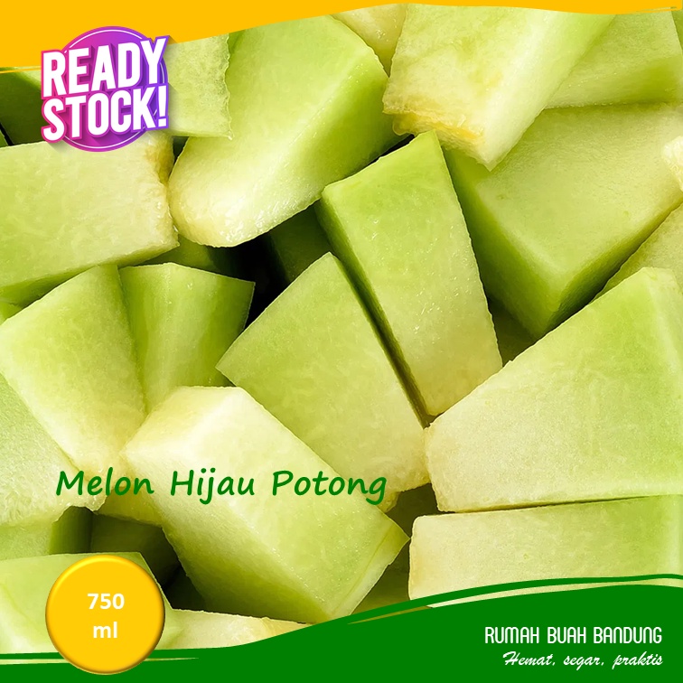 Melon Hijau Potong Segar (dipotong mendadak)