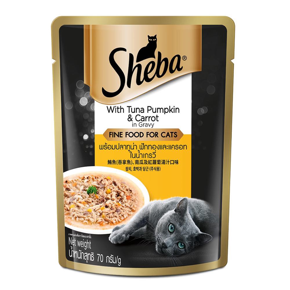 Sheba Pouch 70Gr Cat Wet Food - Makanan Basah Kucing Sachet / Jajanan / Snack  / Tuna