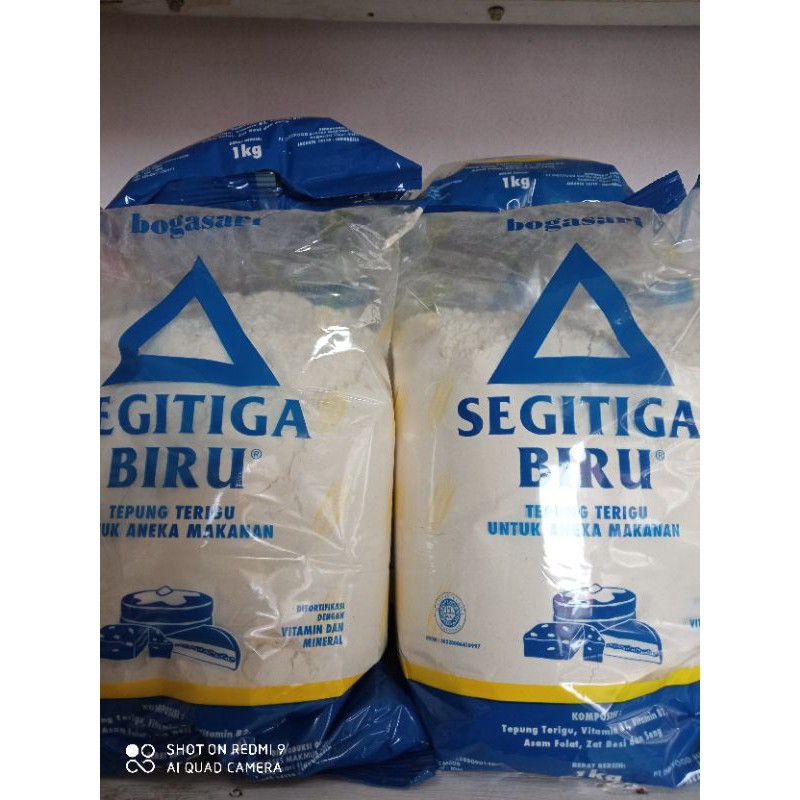 

Terigu segitiga biru bogasari kemasan 1kg