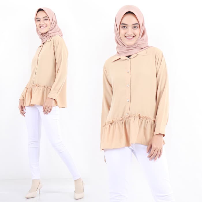 Blouse Pakaian Baju Atasan Wanita Muslim Fashion Cantik Unik Lucu Anita Shopee Indonesia