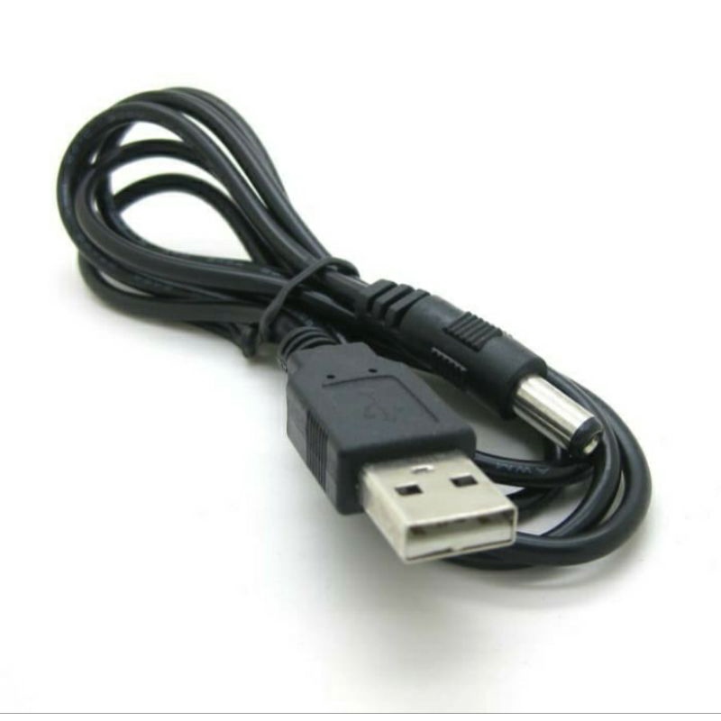 SKU-1049 KABEL USB 5V TO DC 5.5MM X 2.1MM / 5.5MMX2.1MM / KABEL POWER