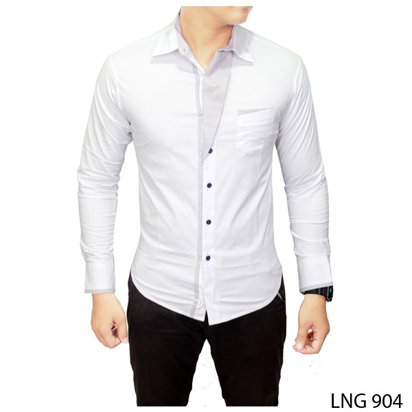 Kemeja Slim Fit Korean Style - LNG 904