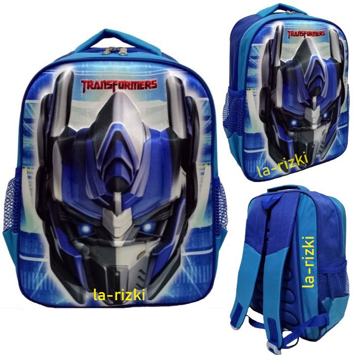 Tas Sekolah Anak Laki-laki SD – Transformer Biru