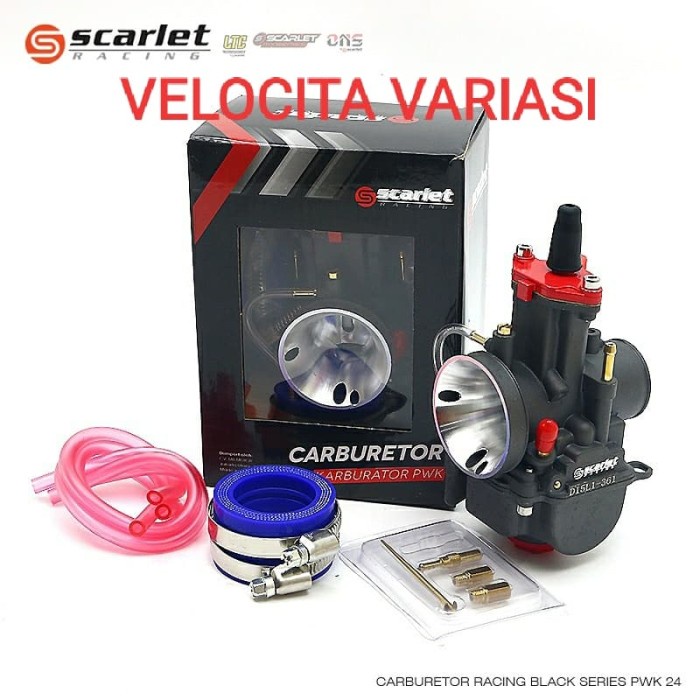 Karbu karburator scarlet black series PWK 26 28 Bkn ktc keihin panom - PWK 28