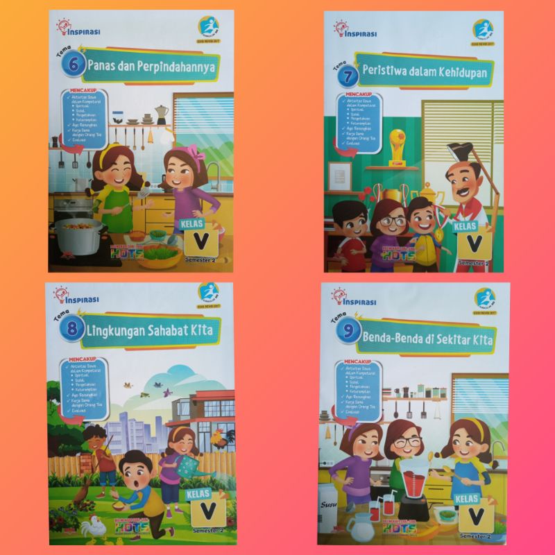 Lks Tematik kelas 5 SD Semester 2 Tema 6 7 8 9 Penerbit Warna Mukti grafika