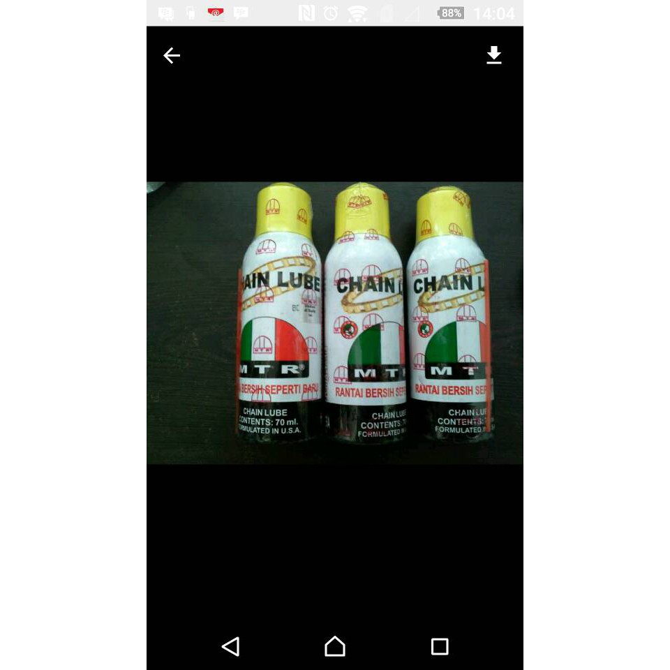 MTR CHAIN LUBE SEMPROTAN RANTAI