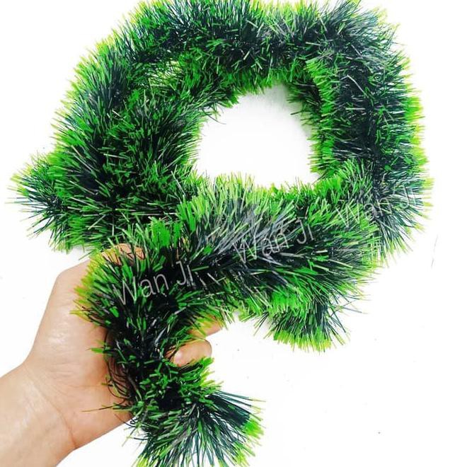Slinger Pohon Natal Mix Hijau Tebal | Dekorasi Hiasan Pohon Natal Unit Terbagus