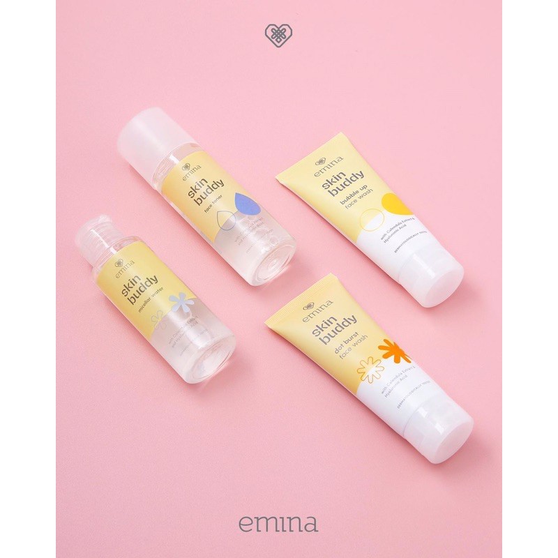 ✿ELYSABETHME✿ ˜”*°• emina •°*”˜. Emina Skin Buddy Micelar Water pembersih wajah cepat angkat makeup dan bedak