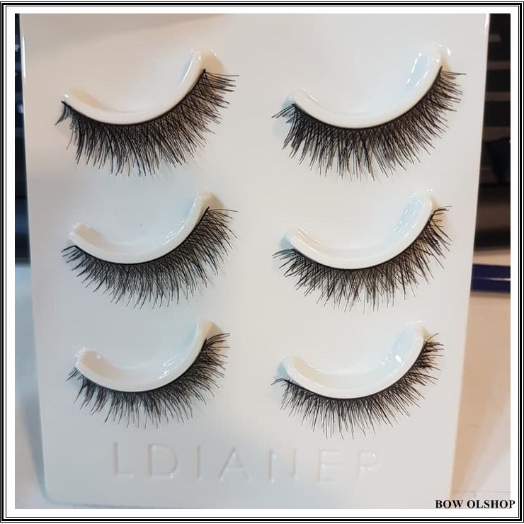 (BOW) Ldianer Natural Fashion Eyelashes 3 Pairs 123