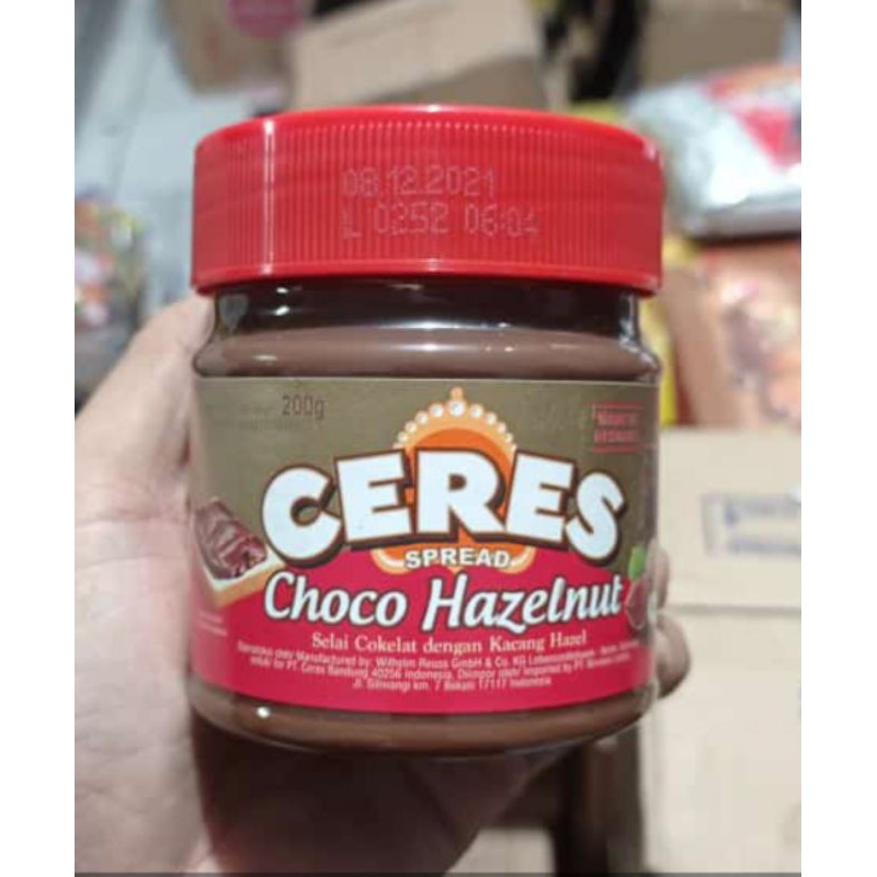 

Selai ceres choco hazelnut 200gr