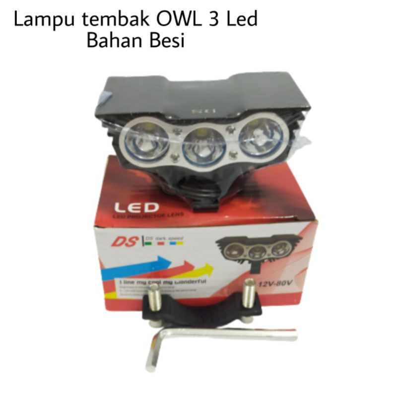 LAMPU OWL 3 MATA LED