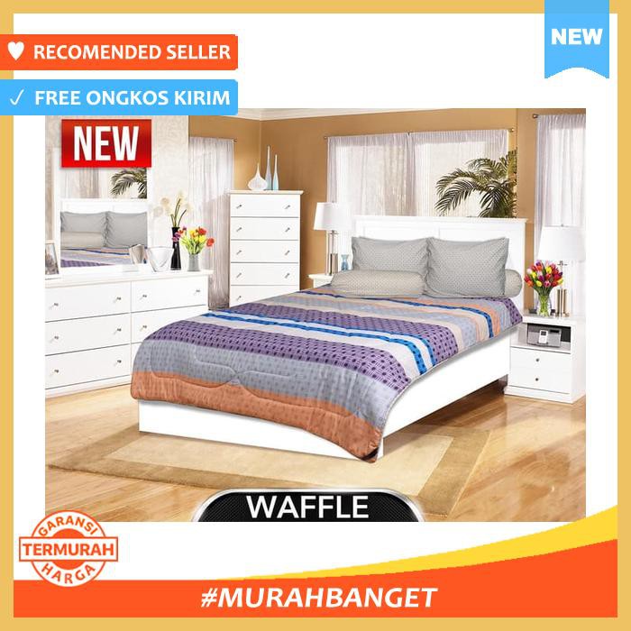 SPREI ALL NEW MY LOVE 180 X 200 WAFFLE TINGGI 30 KING SIZE