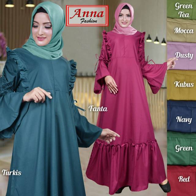Gamis/maxi anna tangan terompet