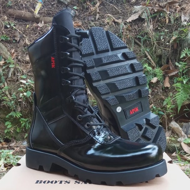 SEPATU PDL KULIT ASLI KILAP MODEL JATAH 2017 SEPATU PDL TNI POLRI SECURITY SATPAM