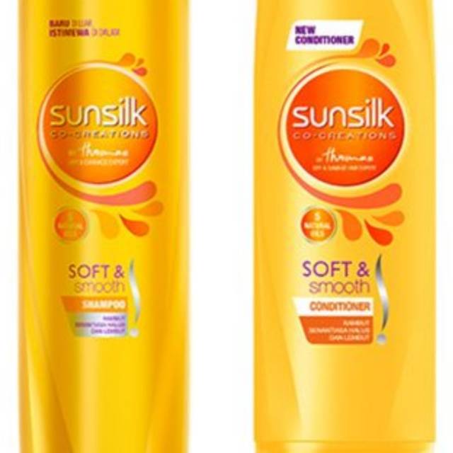 [170 ml] PAKET SUNSILK soft & smooth  shampoo dan conditioner