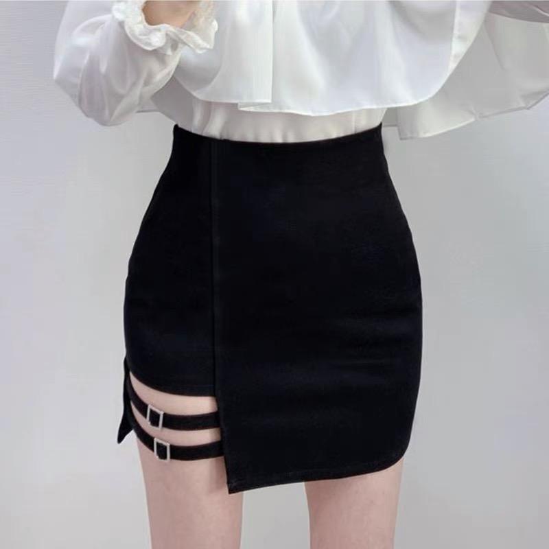 (S-XXL) STRIP SKIRT 04BS04