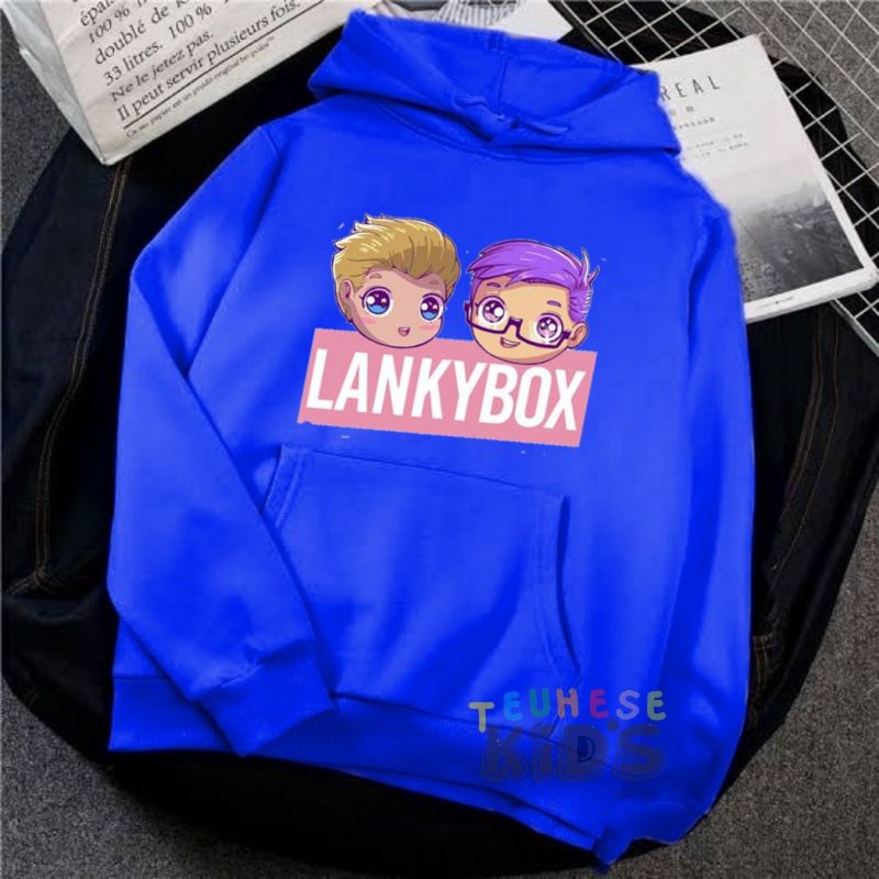 JAKET HOODIE ANAK LANKYBOX UNGU LILAC