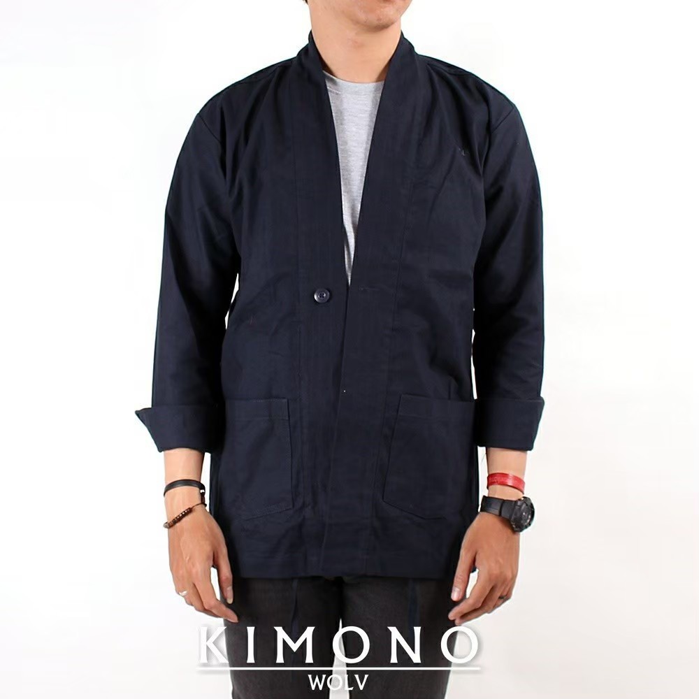 Jaket kimono pria dan wanita unisex