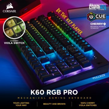 Corsair K60 RGB PRO Mechanical Gaming Keyboard