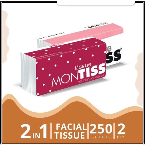 Montiss Facial Tissue 120 Sheets dan 200 Sheets